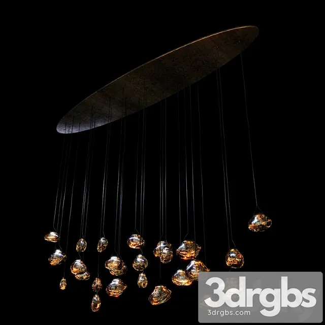 Ocher medusa bloom curve, medusa bloom oval 26 drops Ocher medusa bloom curve, medusa bloom oval 26 drops