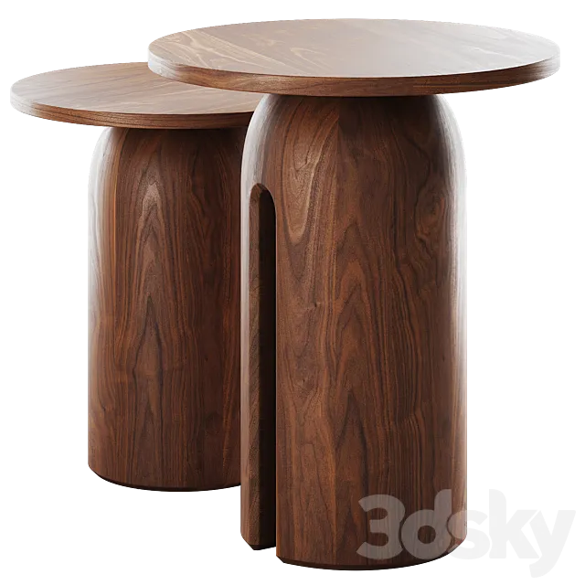 Oco tables by Luteca 3D Model