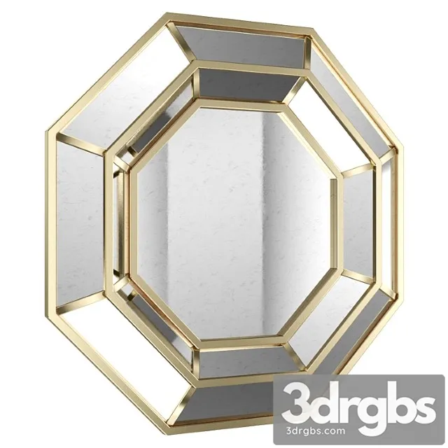 Octagonal mirror 36387 3D Model Download