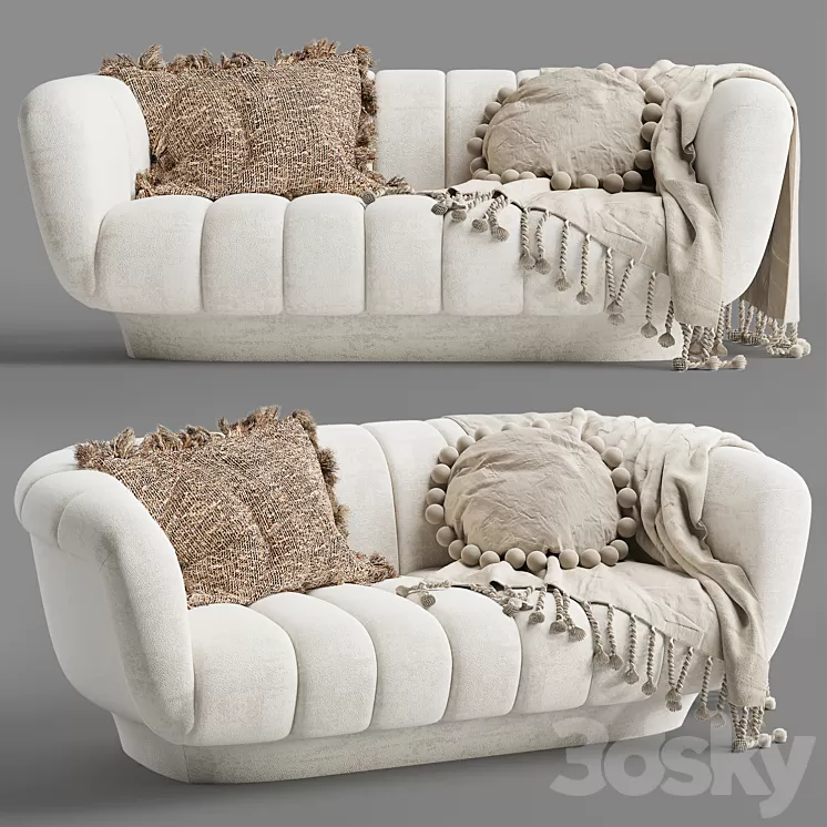 Odea 2 seater sofa 3D Model Free Download Odea 2 seater sofa 3D Model Free Download