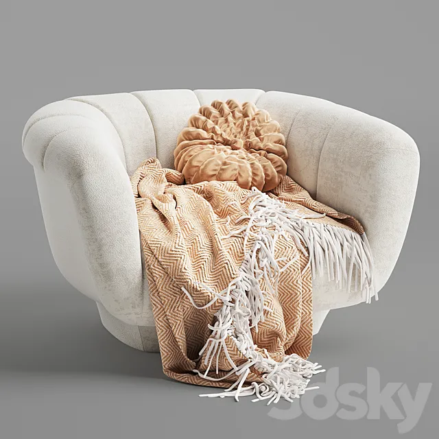 Odea armchair 3DModel