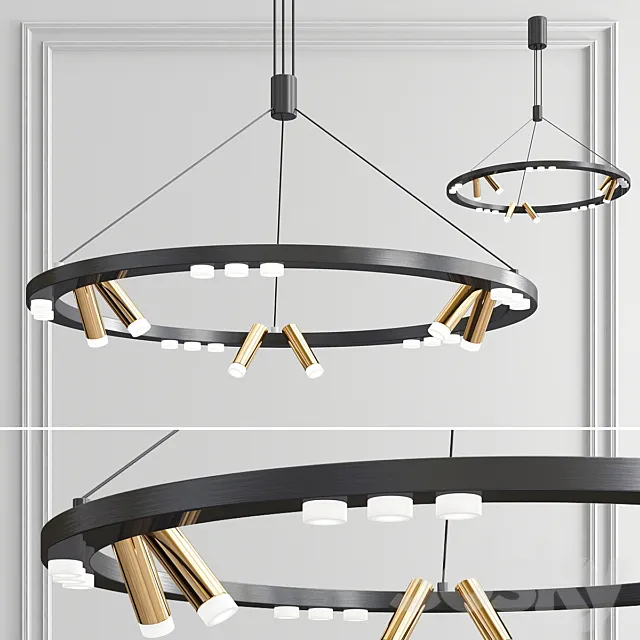 Odeon Light Beveren Chandelier 3DModel