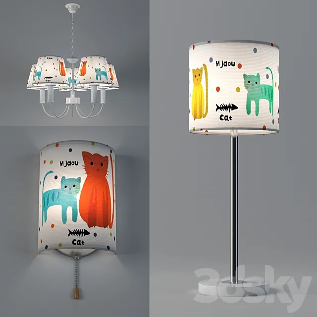 ODEON LIGHT CATS 3DModel ODEON LIGHT CATS 3DModel