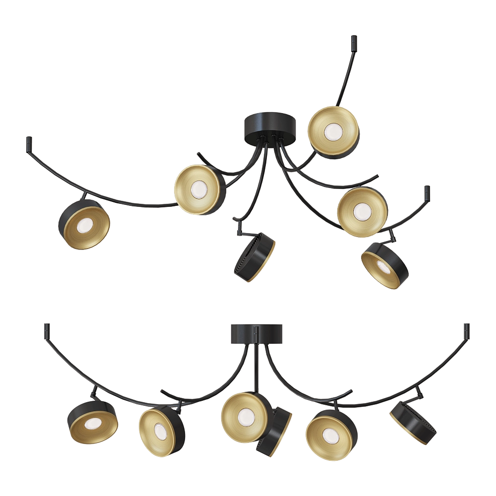 Odeon Light – Chandelier Fineca 3812/42CL 3D Model Odeon Light – Chandelier Fineca 3812/42CL 3D Model