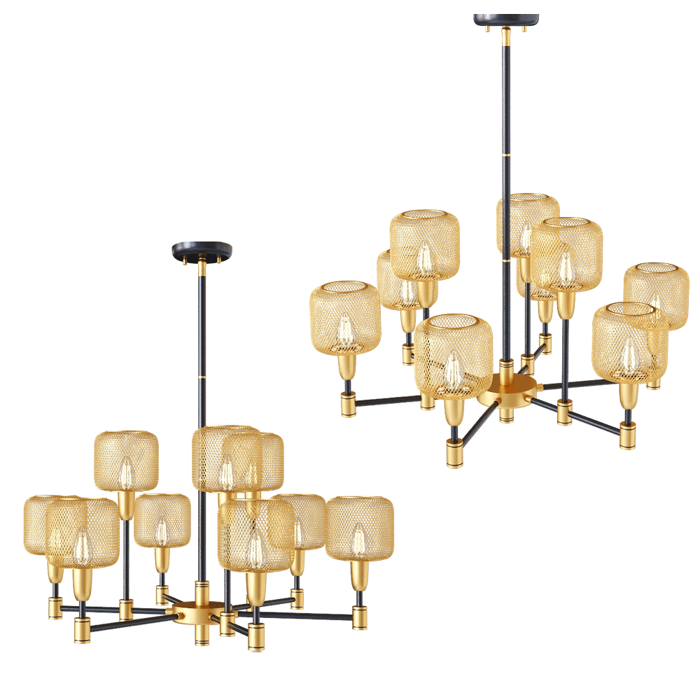 Odeon Light – Chandelier Lecola 4975/9 3D Model Odeon Light – Chandelier Lecola 4975/9 3D Model
