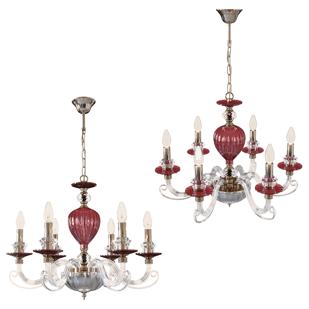 Odeon Light – Chandelier Siena 3929/6 3D Model Odeon Light – Chandelier Siena 3929/6 3D Model