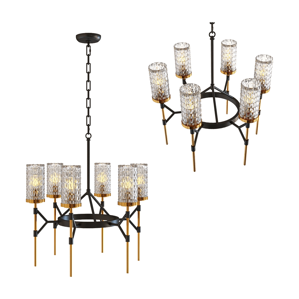 Odeon Light – Chandelier Vittoria 4225/6 3D Model