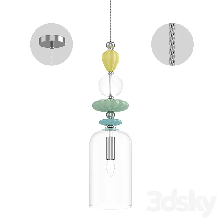 Odeon Light Classic Bizet 3D Model Free Download