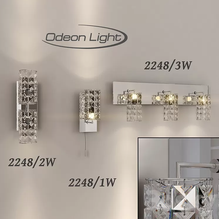 Odeon Light Fixtures 3D Model Odeon Light Fixtures 3D Model