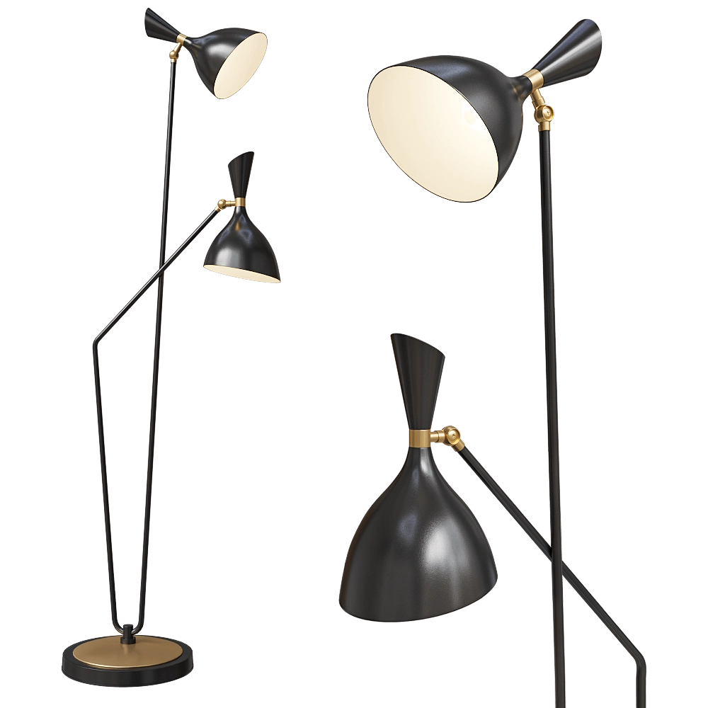 Odeon Light – Floor lamp Rasto 4665/2F 3D Model