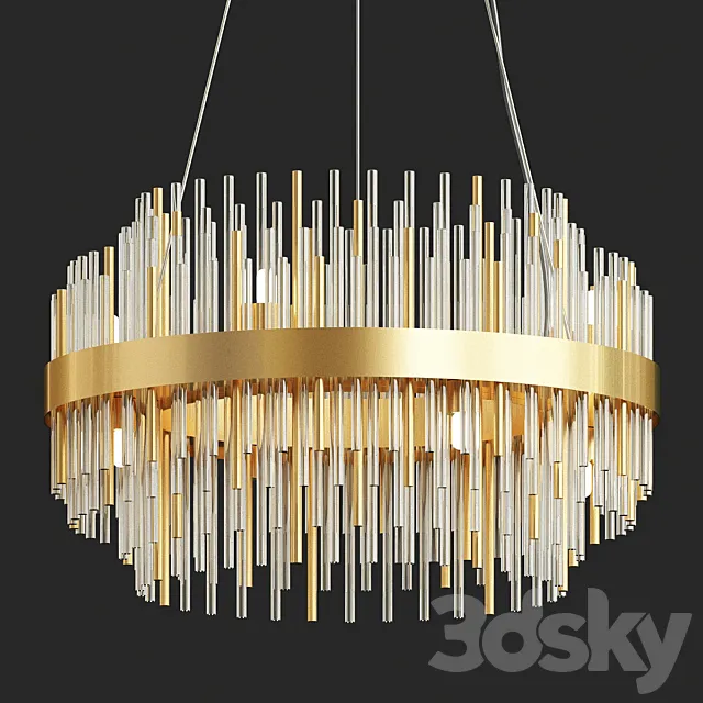 Odeon Light Ida Chandelier 3D Model