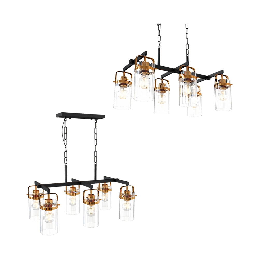 Odeon Light – Pendant chandelier Kovis 4653/6 3D Model