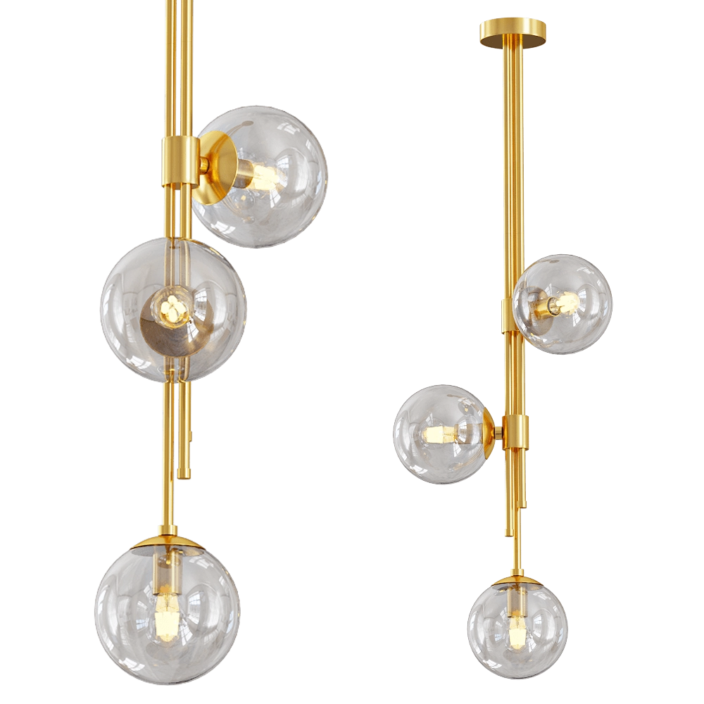 Odeon Light – Pendant lamp Brazeri 4799/3 3D Model Odeon Light – Pendant lamp Brazeri 4799/3 3D Model