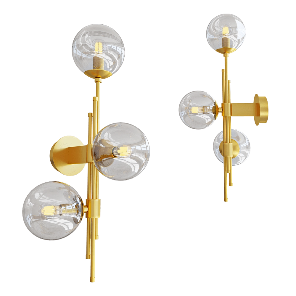 Odeon Light – Wall lamp Brazeri 4799/3W 3D Model Odeon Light – Wall lamp Brazeri 4799/3W 3D Model
