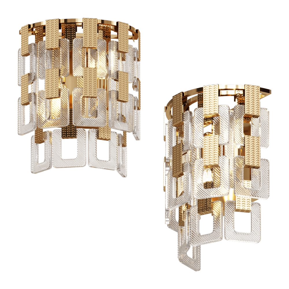 Odeon Light – Wall lamp Buckle 4989/2W 3D Model Odeon Light – Wall lamp Buckle 4989/2W 3D Model