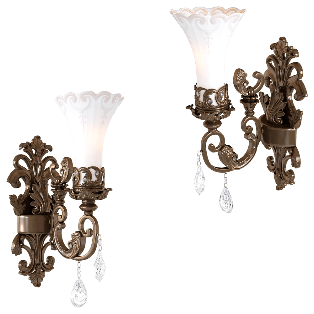 Odeon Light – Wall lamp Ponga 2431/1W 3D Model Odeon Light – Wall lamp Ponga 2431/1W 3D Model