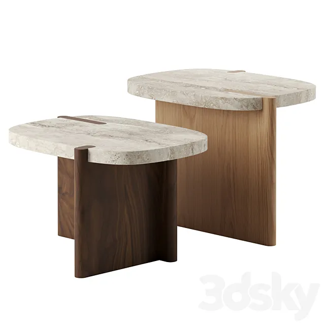 Odessa side tables by YUCCA STUFF 3D Model Odessa side tables by YUCCA STUFF 3D Model