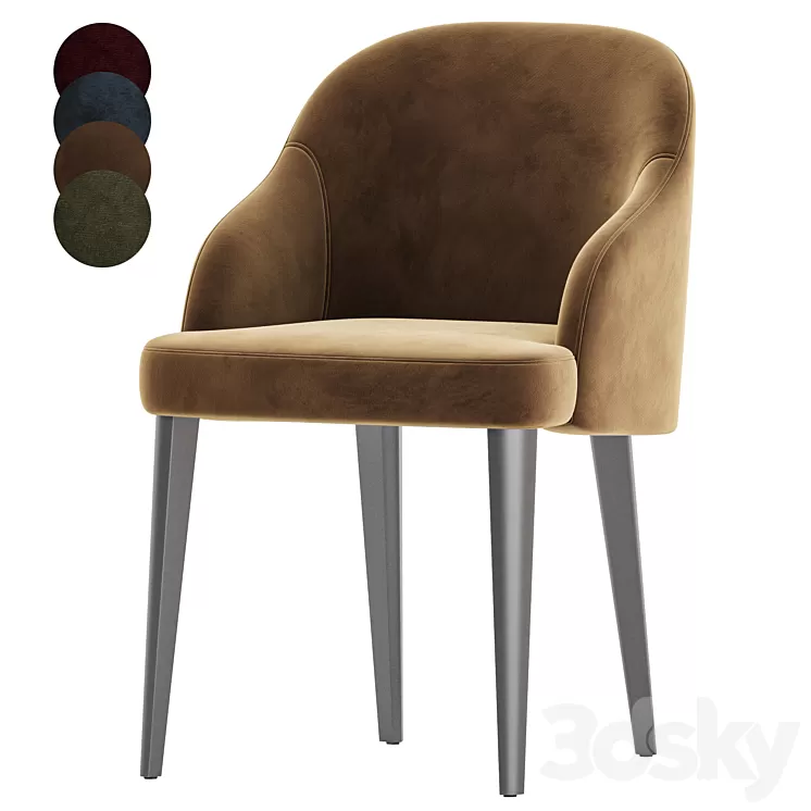 odette chair set 1 3D Model Free Download