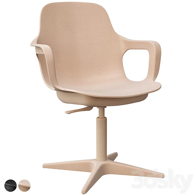 Odger Swivel Chair Ikea 3D Model Free Download
