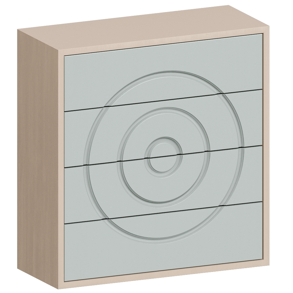 ODINGENIY – Chest of drawers Circles on Water 3D Model