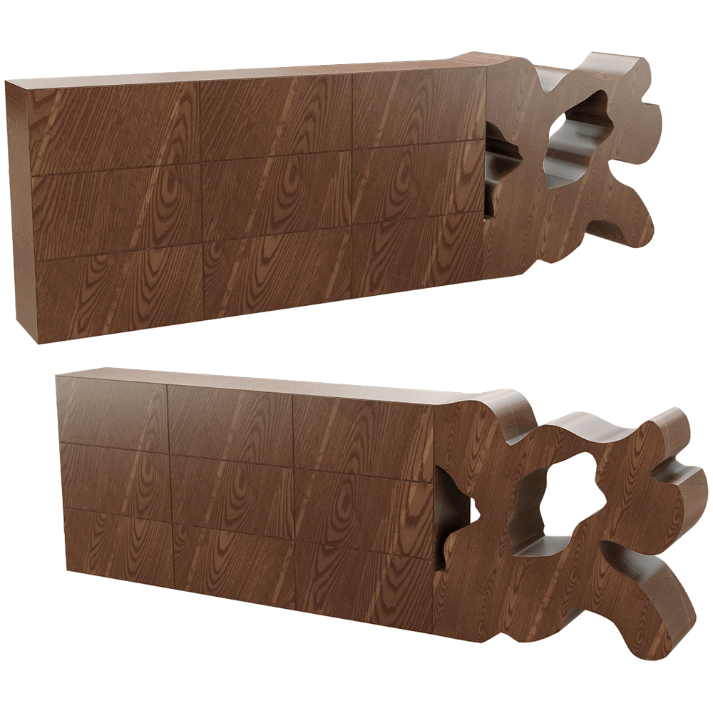 ODINGENIY – Chest of drawers Stump 9 drawers 3D Model