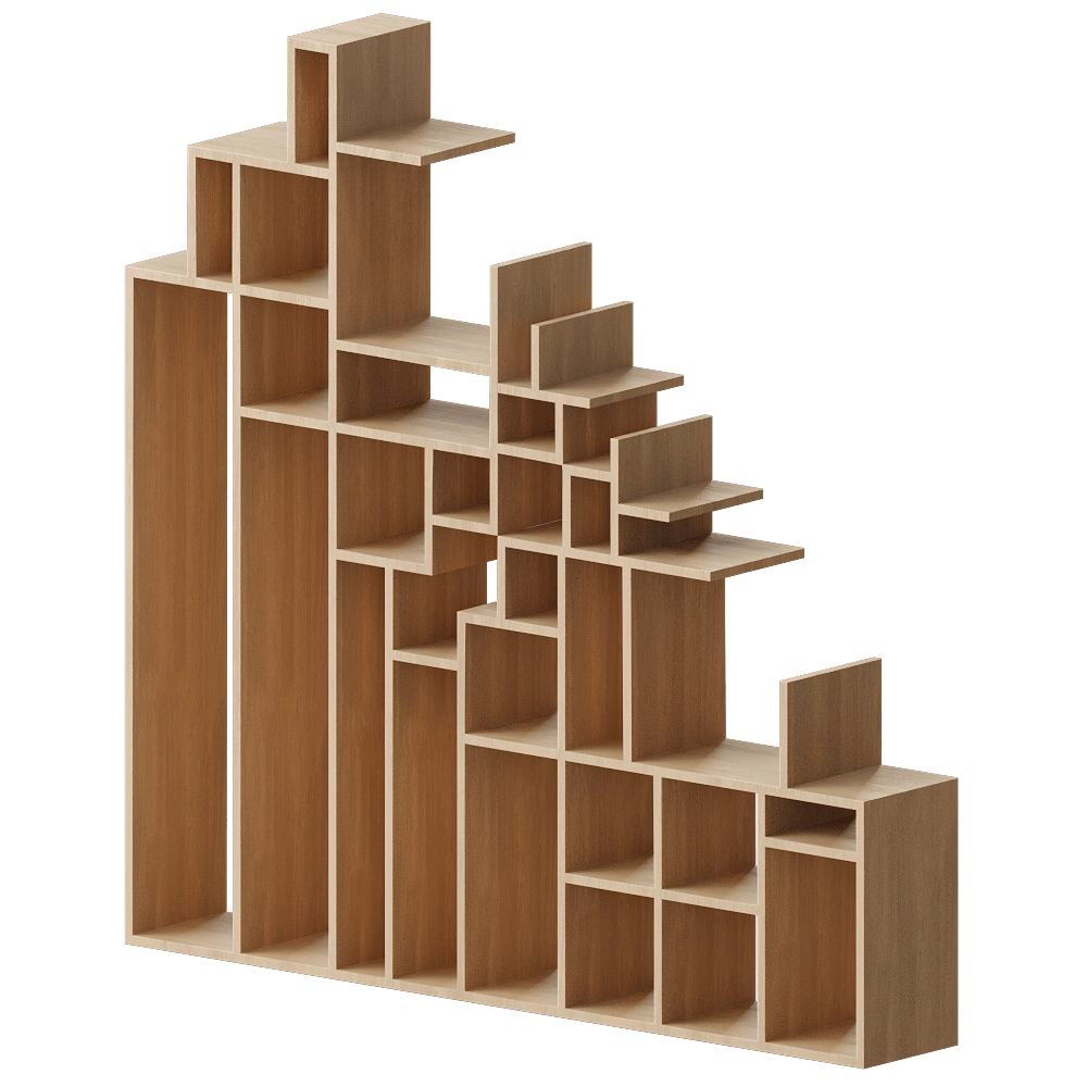 ODINGENIY – Shelving unit Grivuaz 3D Model ODINGENIY – Shelving unit Grivuaz 3D Model
