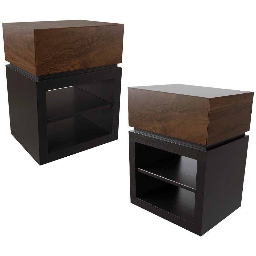 ODINGENIY – Table with shelf «Link» bedside 3D Model