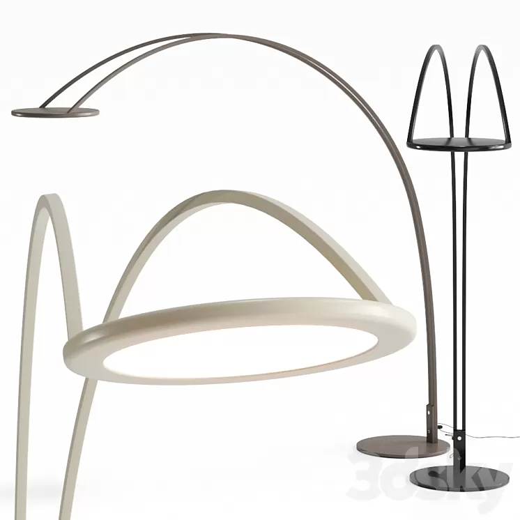 ODISSEA floor lamp By Tonin Casa 3D Model