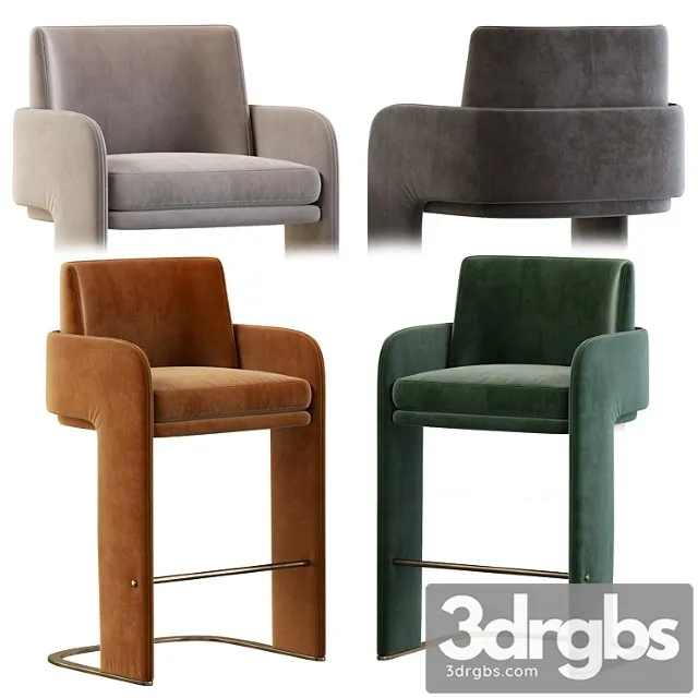 Odisseia Barstool By DOOQ 3D Model Download Odisseia Barstool By DOOQ 3D Model Download