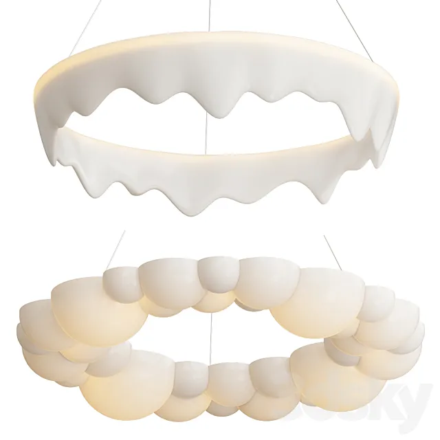 Odly Chandeliers SC 3D Model Odly Chandeliers SC 3D Model