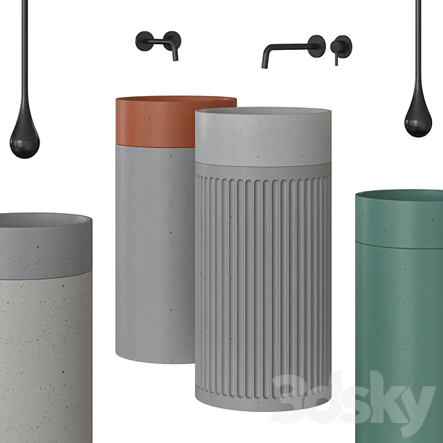 Odri K | Floor-standing sink 3DModel