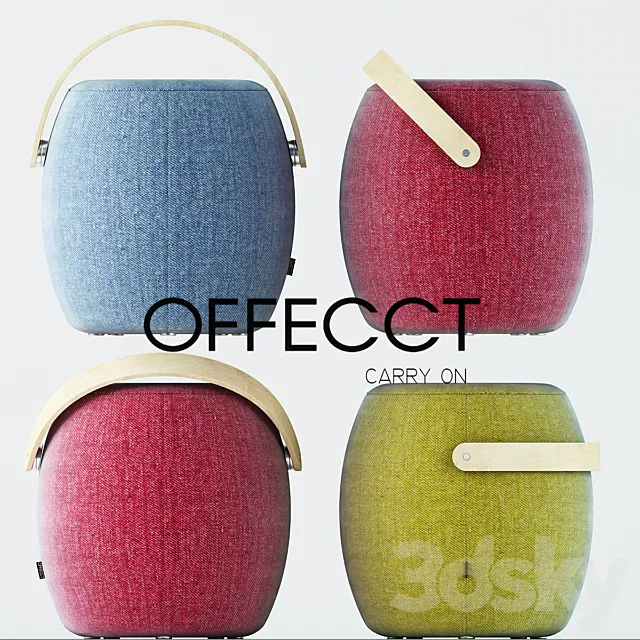 OFFECCT – carry-on stool 3D Model