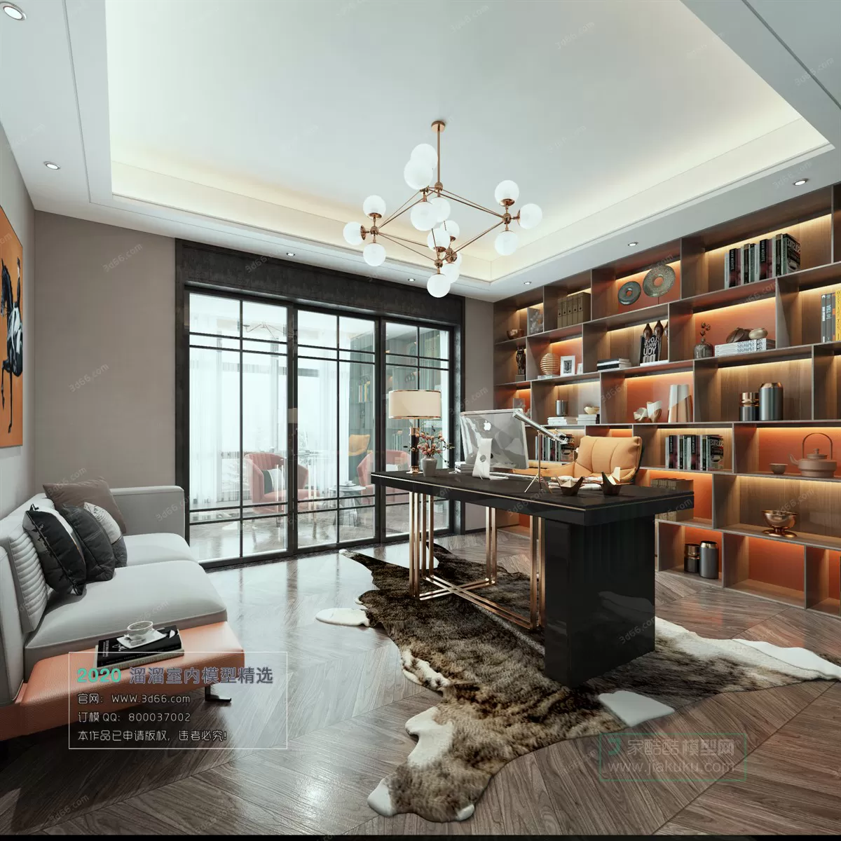 OFFICE – 3D MODELS – MODERN STYLE – 002 OFFICE – 3D MODELS – MODERN STYLE – 002