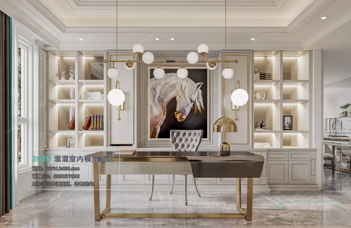 OFFICE – 3D MODELS – MODERN STYLE – 007 OFFICE – 3D MODELS – MODERN STYLE – 007