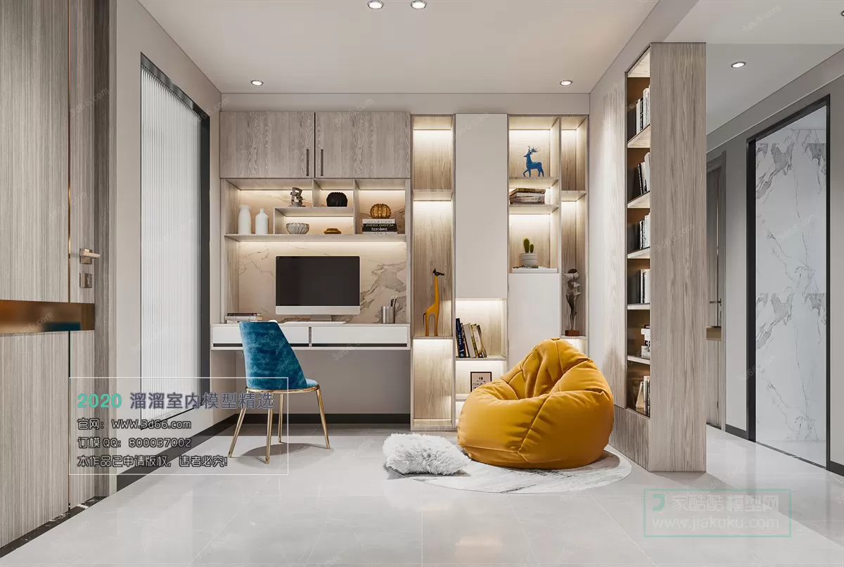 OFFICE – 3D MODELS – MODERN STYLE – 010 OFFICE – 3D MODELS – MODERN STYLE – 010