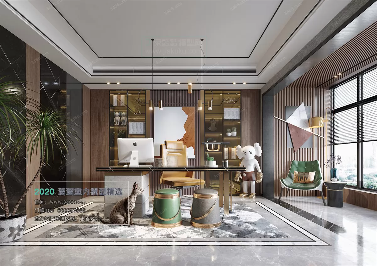 OFFICE – 3D MODELS – MODERN STYLE – 001 OFFICE – 3D MODELS – MODERN STYLE – 001