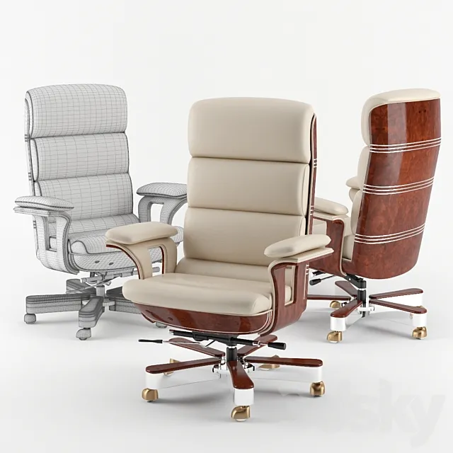 Office Armchair 3D Model
