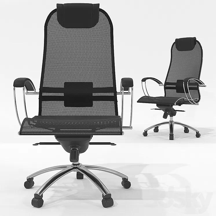 Office Armchair Samurai 3D Model Office Armchair Samurai 3D Model