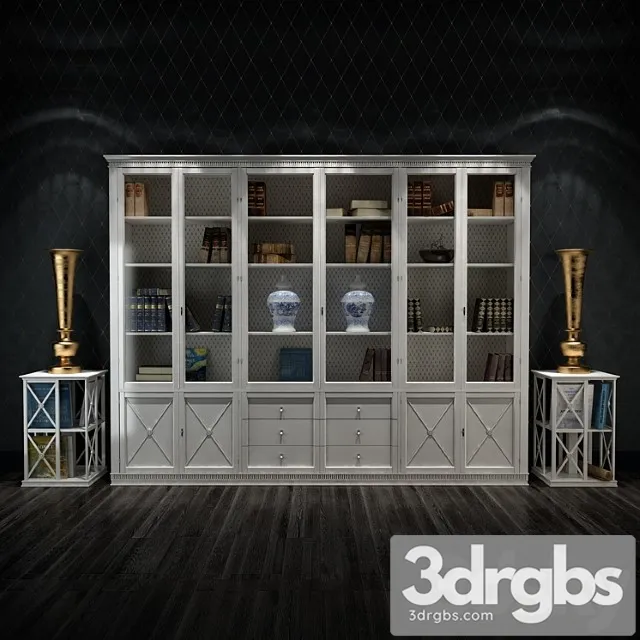 Office bookcase Tosato Desideri 3D Model Download