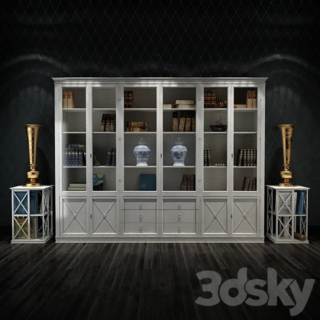 Office bookcase Tosato (Desideri) 3D Model Office bookcase Tosato (Desideri) 3D Model