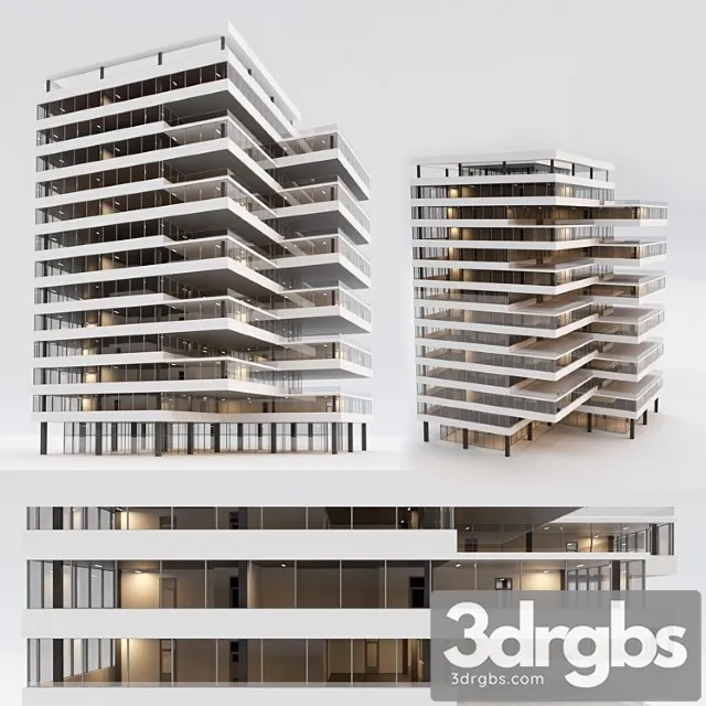 Office Building 6 3D Model Download Office Building 6 3D Model Download