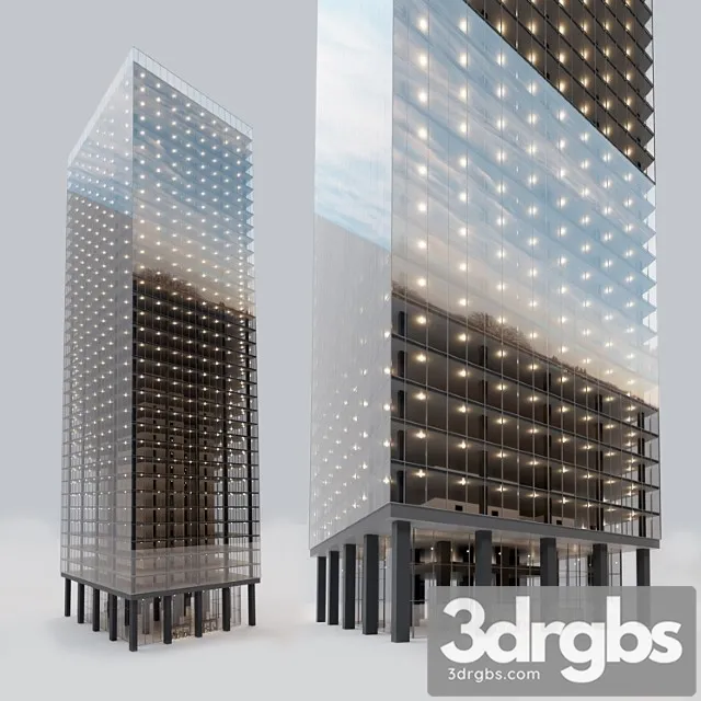 Office Building Skyscraper 7 3D Model Download Office Building Skyscraper 7 3D Model Download