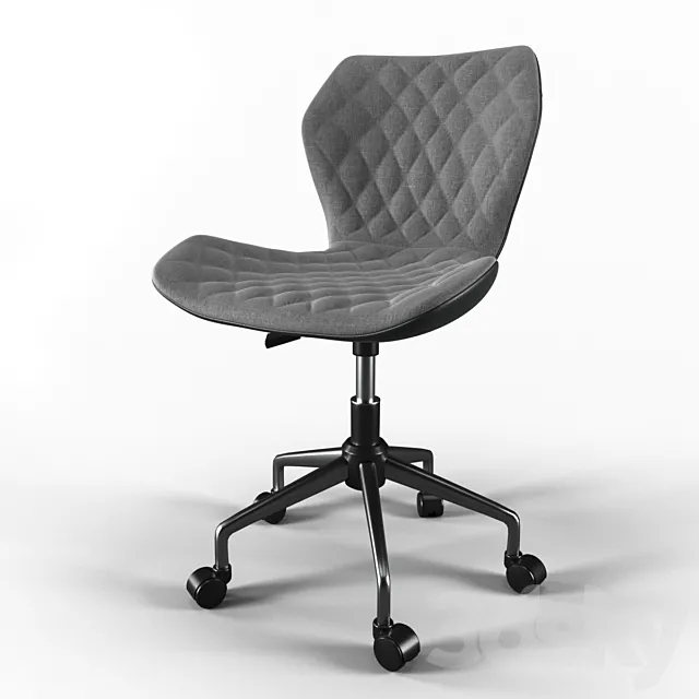Office Chair 13 – Deluxe Modern Office Armless Task Chair 3D Model Office Chair 13 – Deluxe Modern Office Armless Task Chair 3D Model