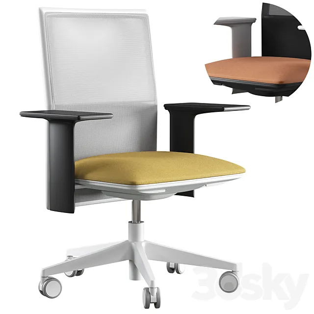 Office chair Arper Planesit 3DModel Office chair Arper Planesit 3DModel