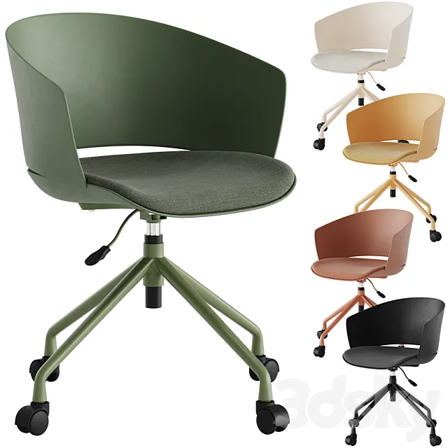 Office chair Ashley 3D Model