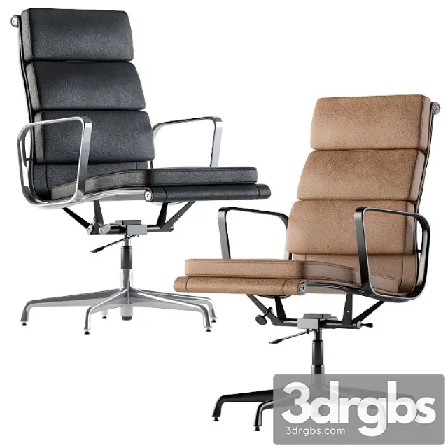Office chair boss leather 2 3D Model Download