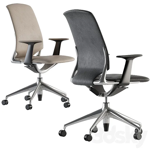 Office Chair Formal Style 3D Model