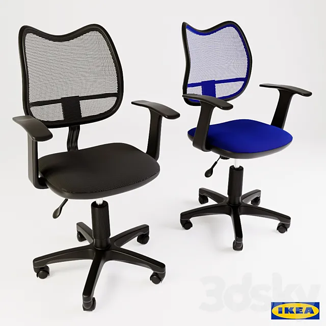 Office chair IKEA 3D Model Office chair IKEA 3D Model
