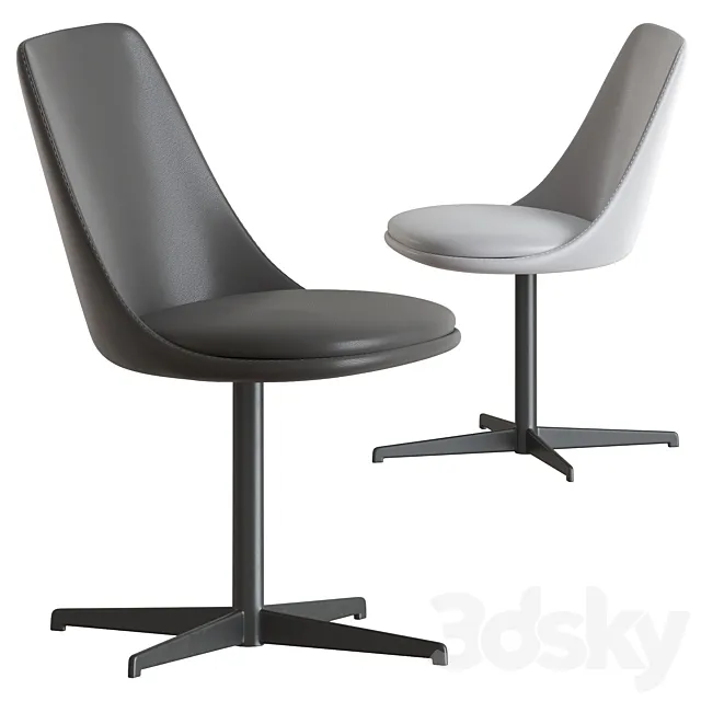 Office chair Itala Office Bonaldo 3D Model Office chair Itala Office Bonaldo 3D Model