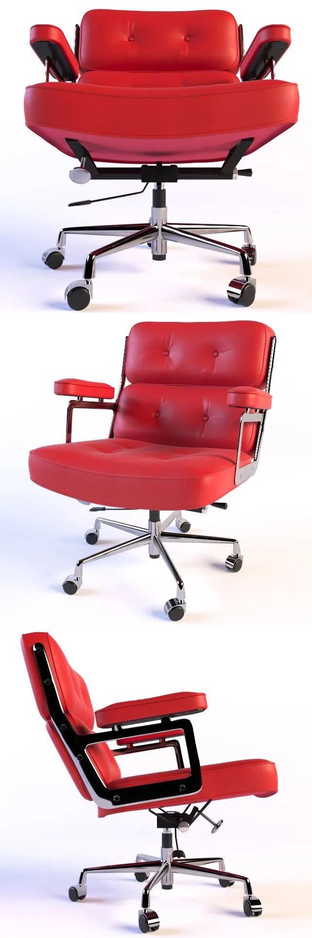 Office chair Lobby 3D Model Office chair Lobby 3D Model